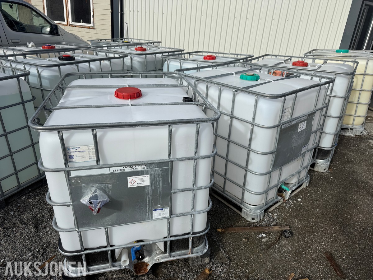 5 stk IBC Containerar / tankar - 1000 ltr