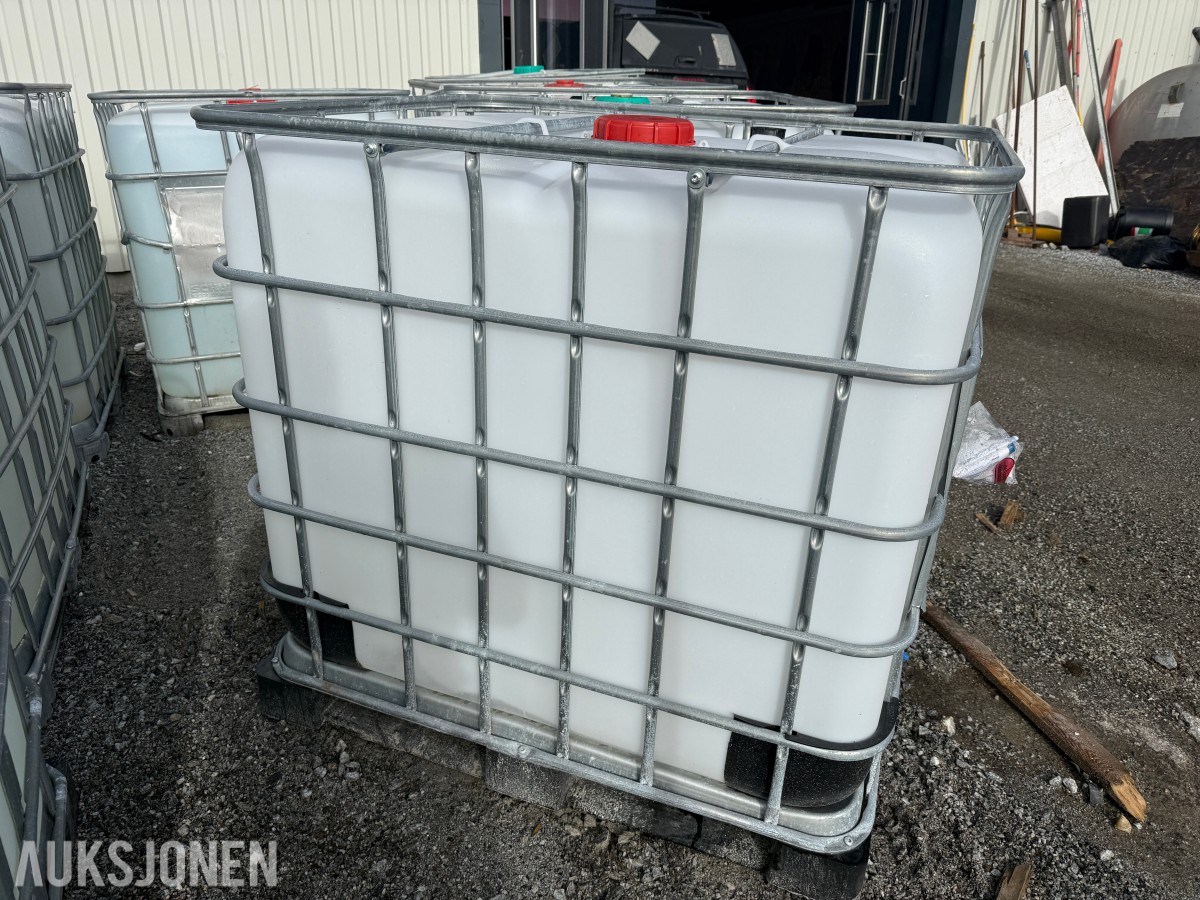 5 stk IBC Containerar / tankar - 1000 ltr