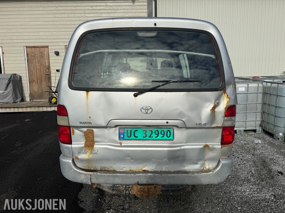 2008 Toyota HIACE 2.5-117 D 4WD - Rep.objekt