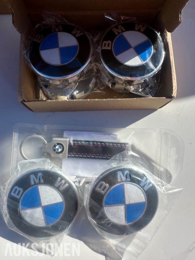 BMW deler - emblemer, senterkopper, nøkkelring