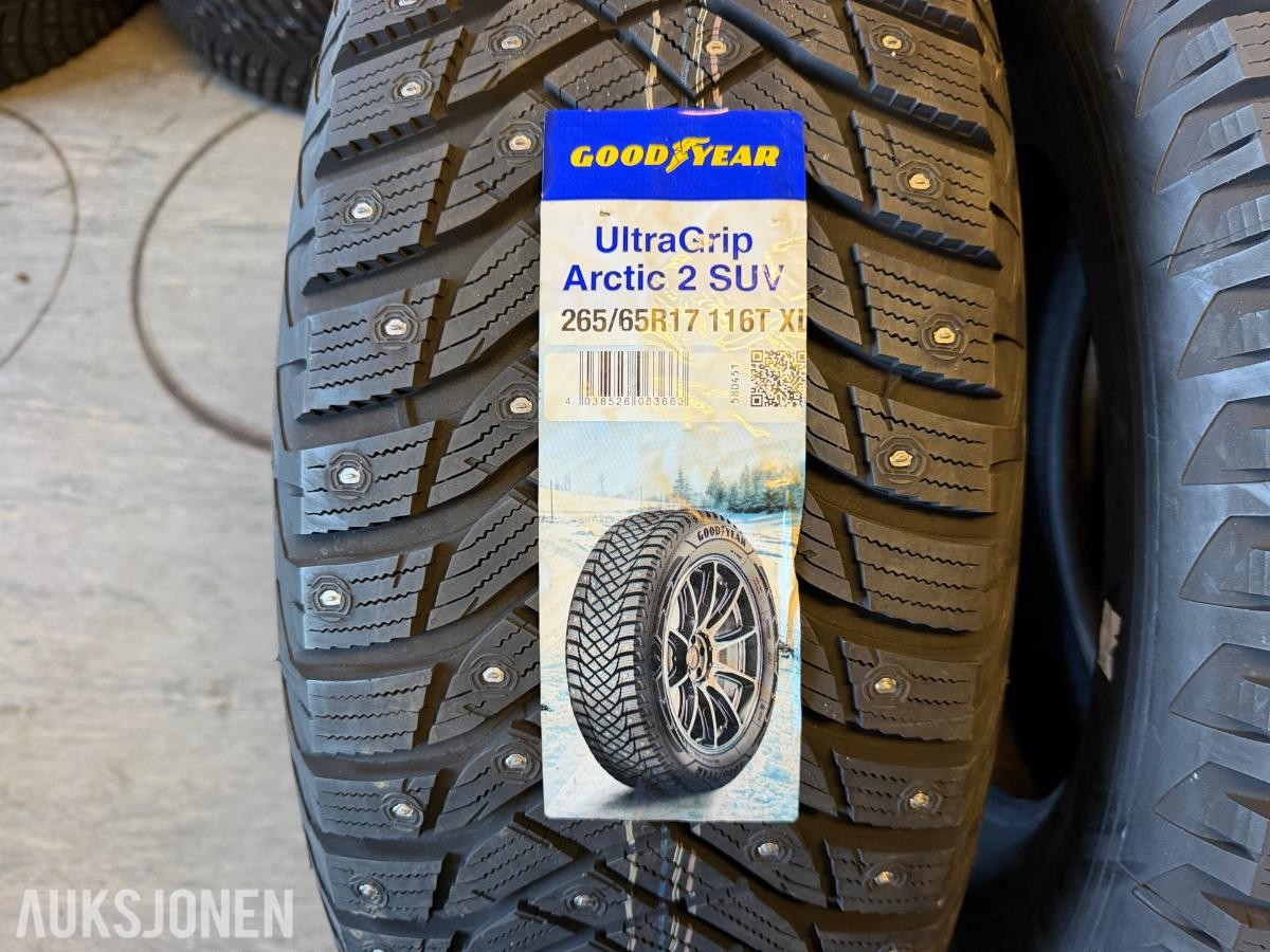 Goodyear piggdekk - 265/65R17 - 4stk
