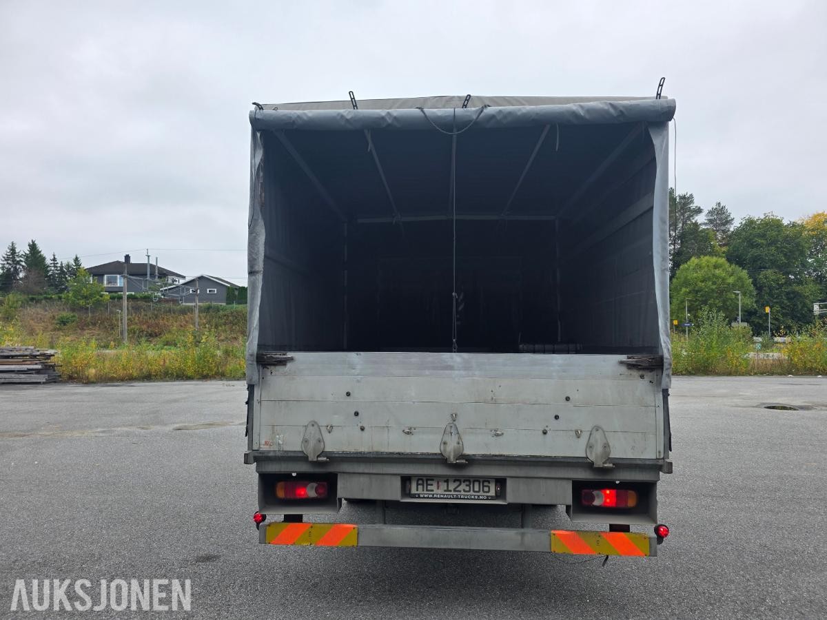 2005 Renault Midlum lastebil / planbil med kapell, 7,5T