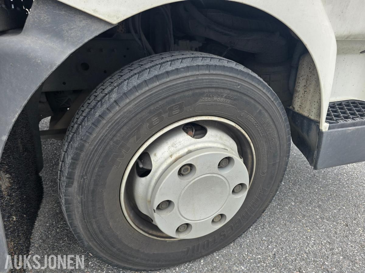 2005 Renault Midlum lastebil / planbil med kapell, 7,5T