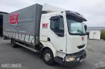 2005 Renault Midlum lastebil / planbil med kapell, 7,5T 