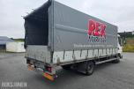 2005 Renault Midlum lastebil / planbil med kapell, 7,5T 