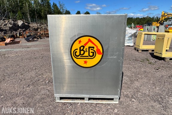 Låsbart aluminiumskap fra Espenes AS – 120 x 80 x 155 cm