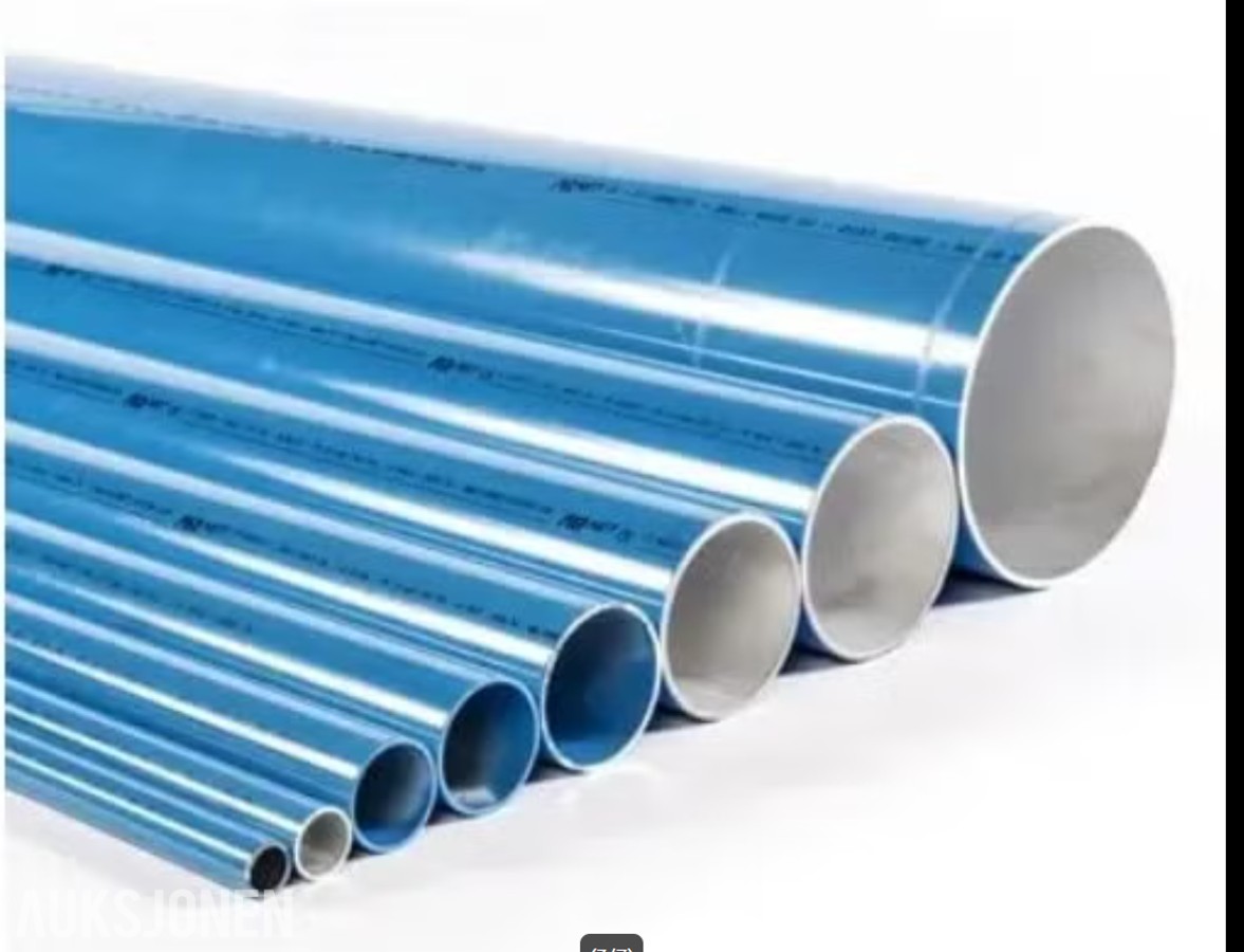 AIRNET ALUMINIUMSRØR OG RØRDELER, 33 RØR + 2 PALLER