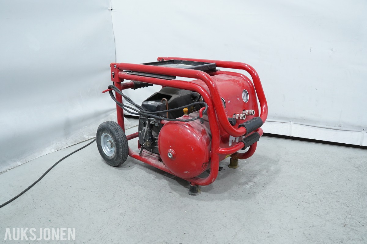 MFT 2520SP/OF kompressor med ESSVE, Haubold og Paslode trykkluftverktøy