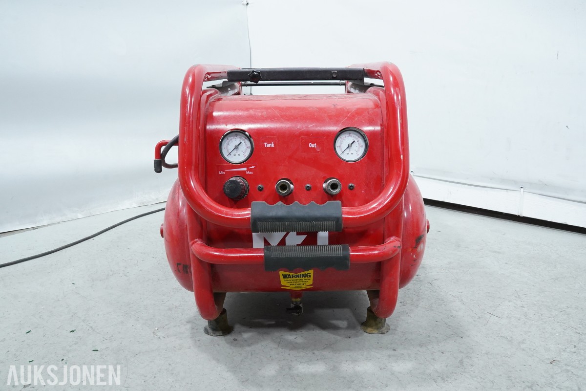 MFT 2520SP/OF kompressor med ESSVE, Haubold og Paslode trykkluftverktøy