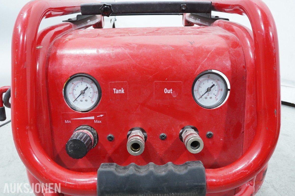 MFT 2520SP/OF kompressor med ESSVE, Haubold og Paslode trykkluftverktøy