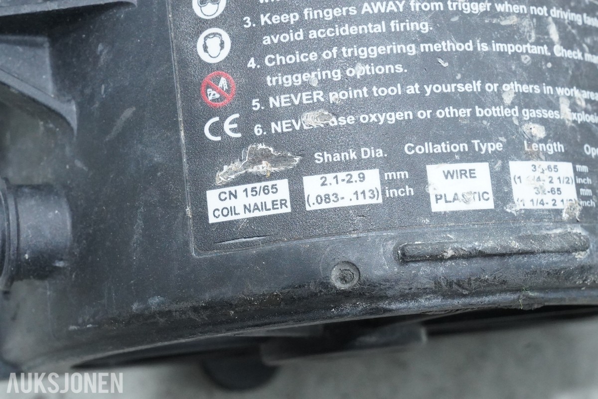 MFT 2520SP/OF kompressor med ESSVE, Haubold og Paslode trykkluftverktøy