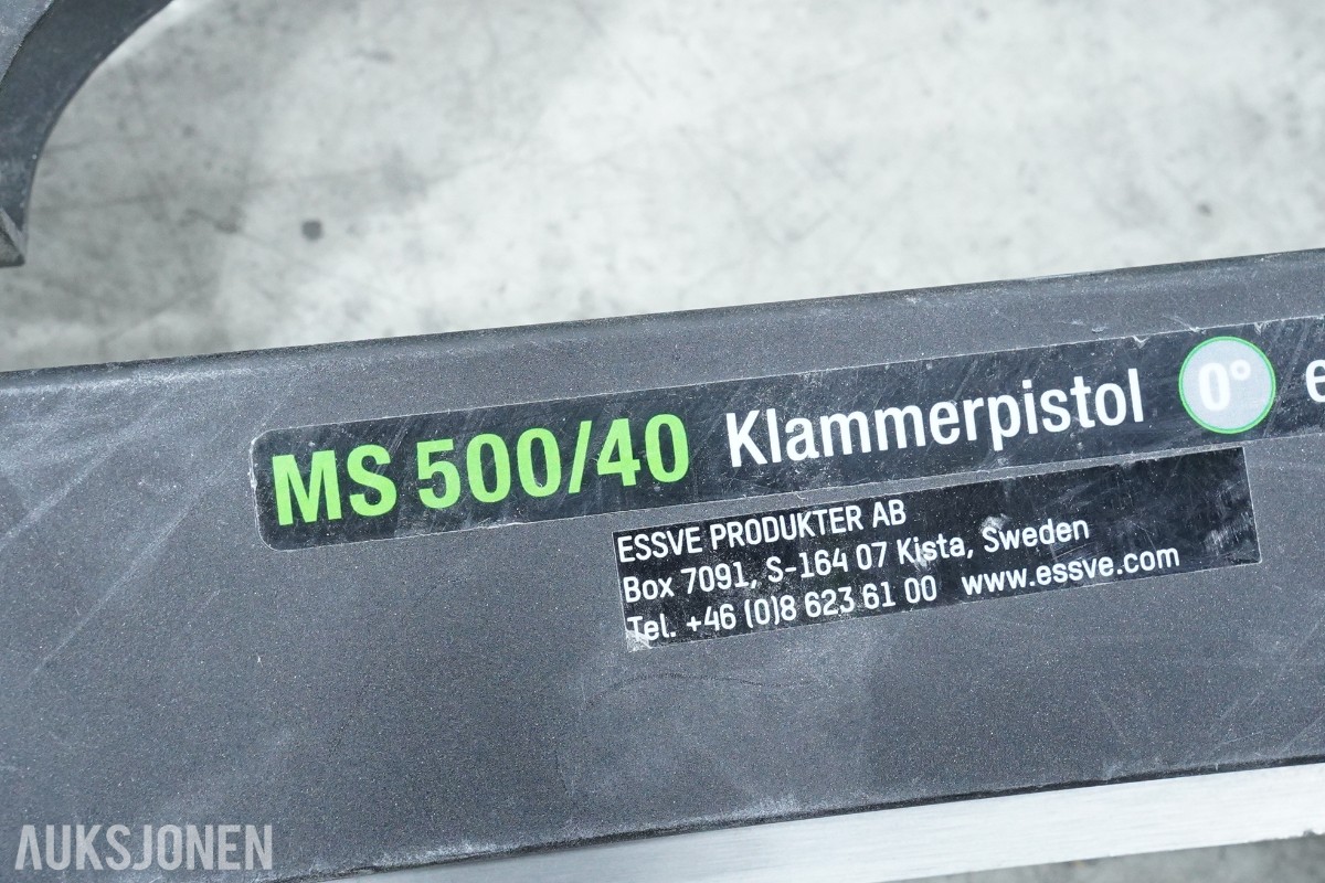 MFT 2520SP/OF kompressor med ESSVE, Haubold og Paslode trykkluftverktøy