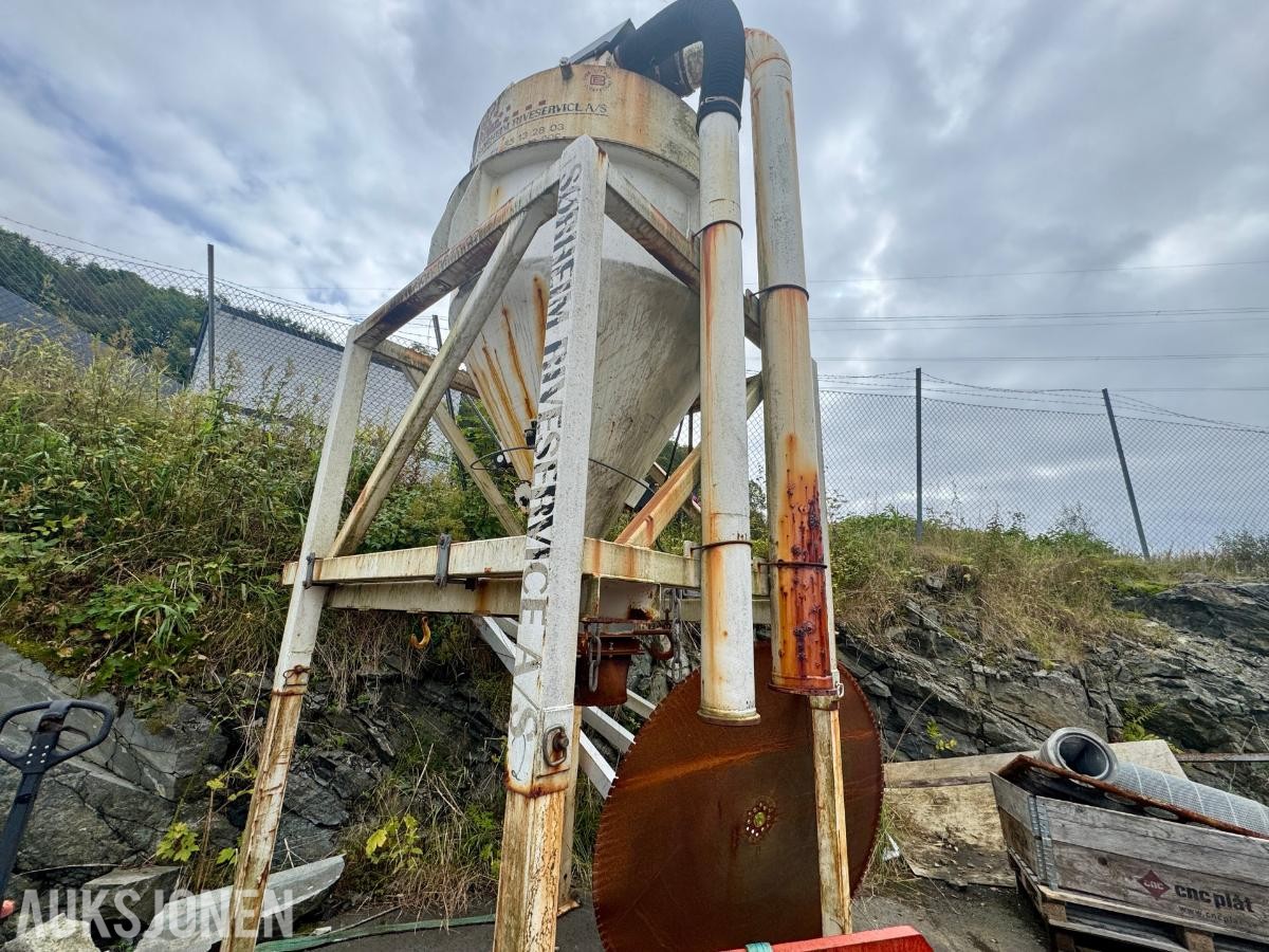 Silo med trakt for Big Bag – ca. 170–200 cm