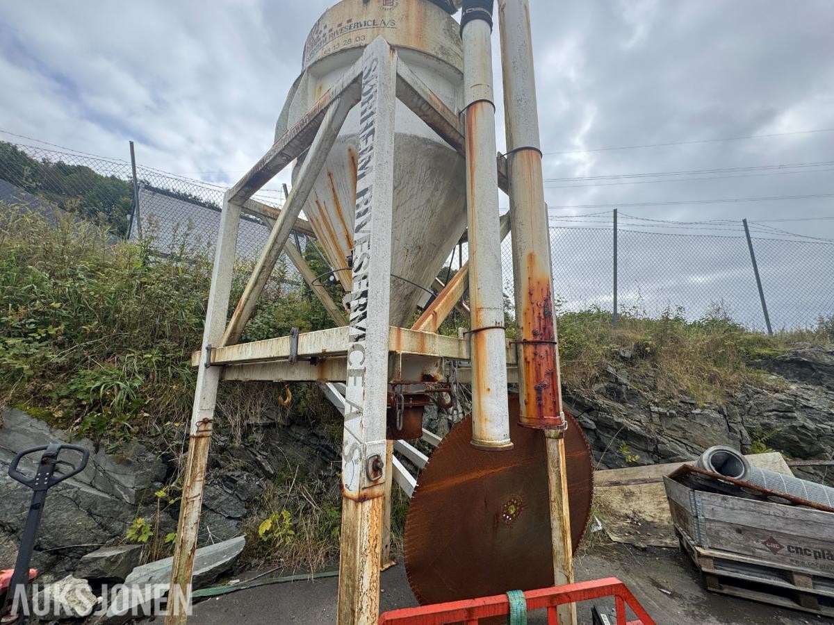 Silo med trakt for Big Bag – ca. 170–200 cm