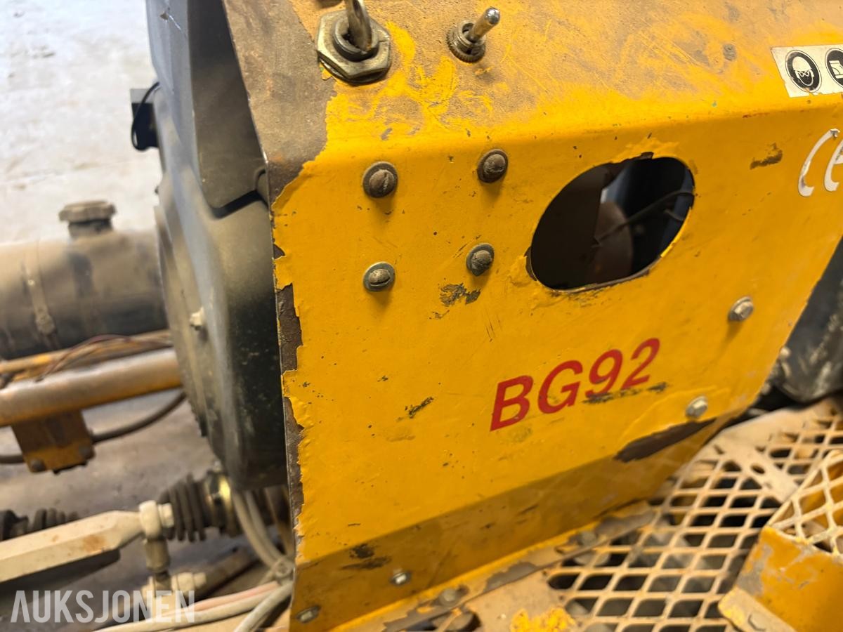 2000 dynapac BG 92 BG92 pussemaskin/dobbeltglatter