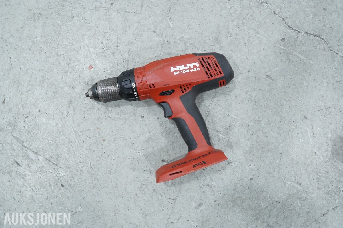Hilti 22 V batteriverktøy og tilbehør - 7 enheter