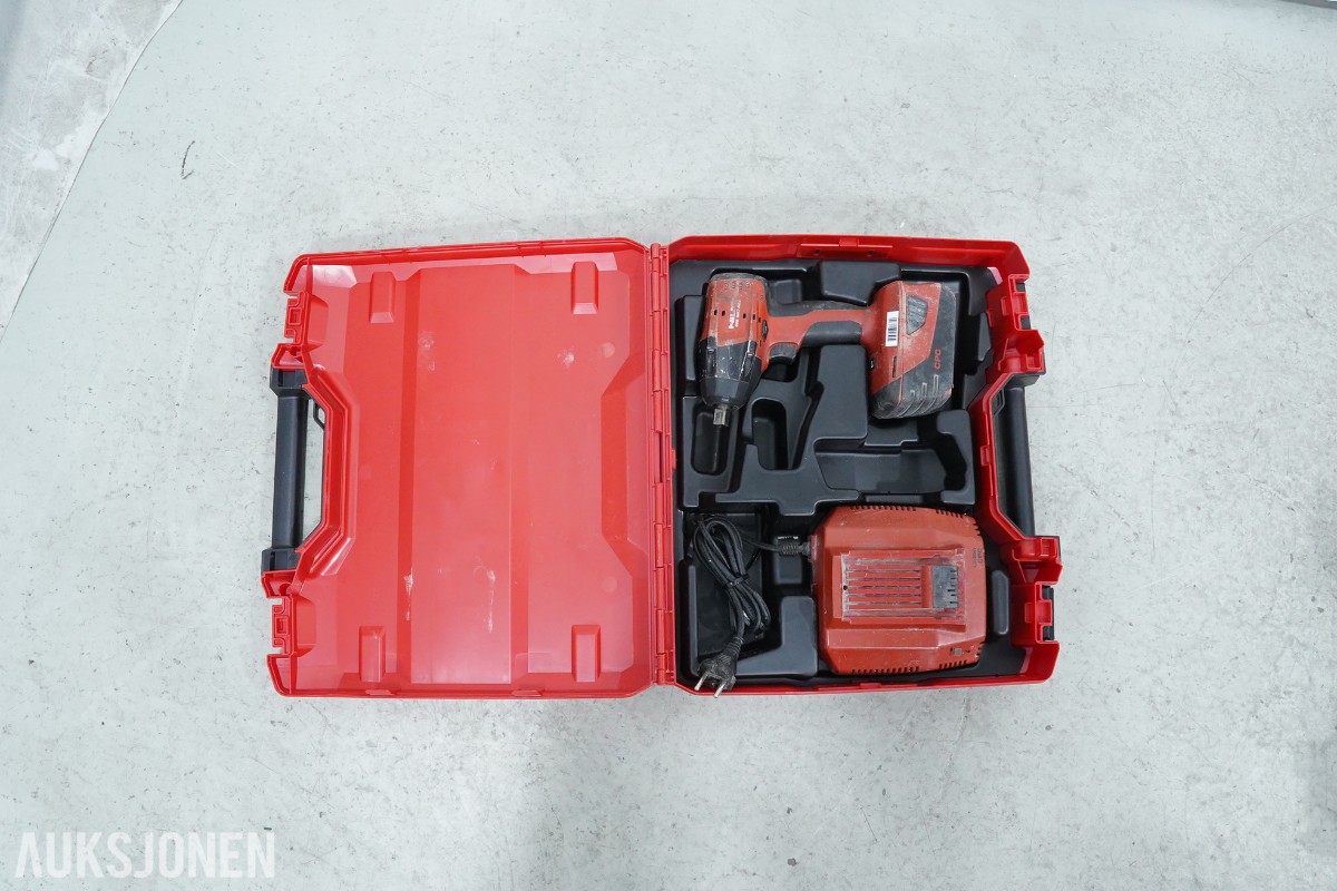 Hilti 22 V batteriverktøy og tilbehør - 7 enheter