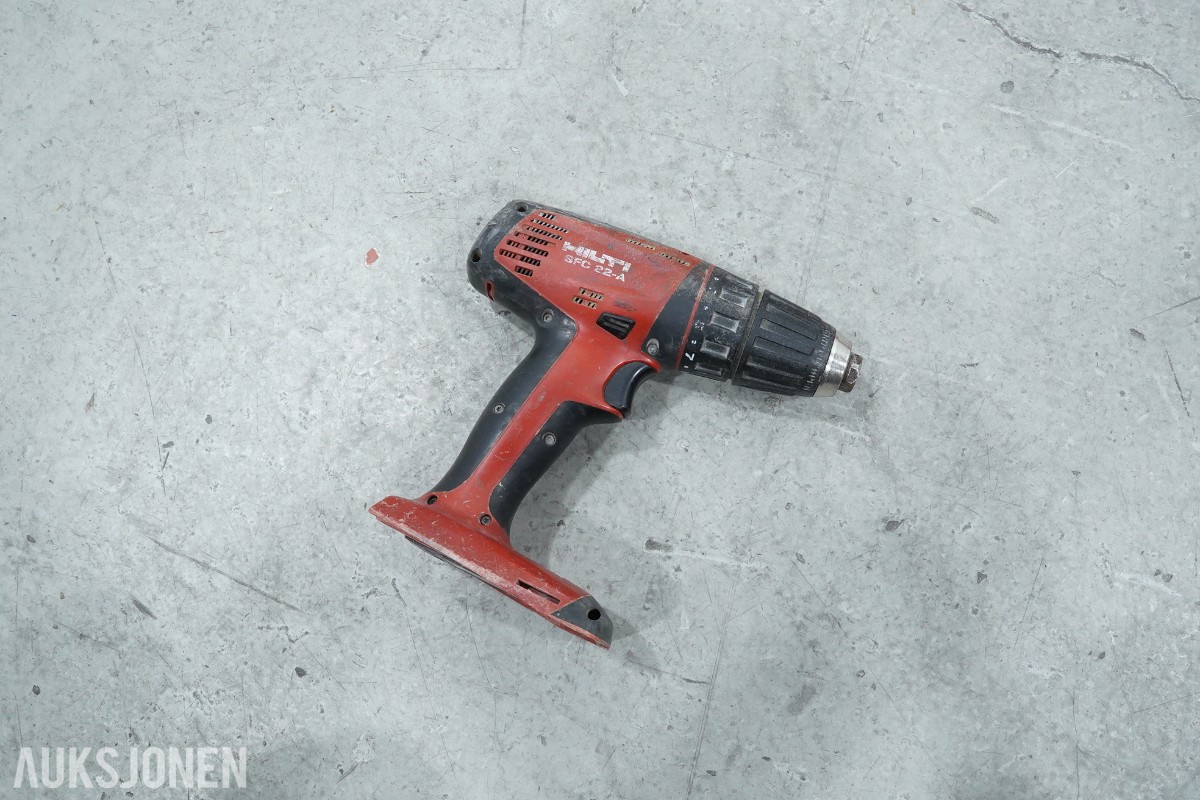 Hilti 22 V batteriverktøy og tilbehør - 7 enheter