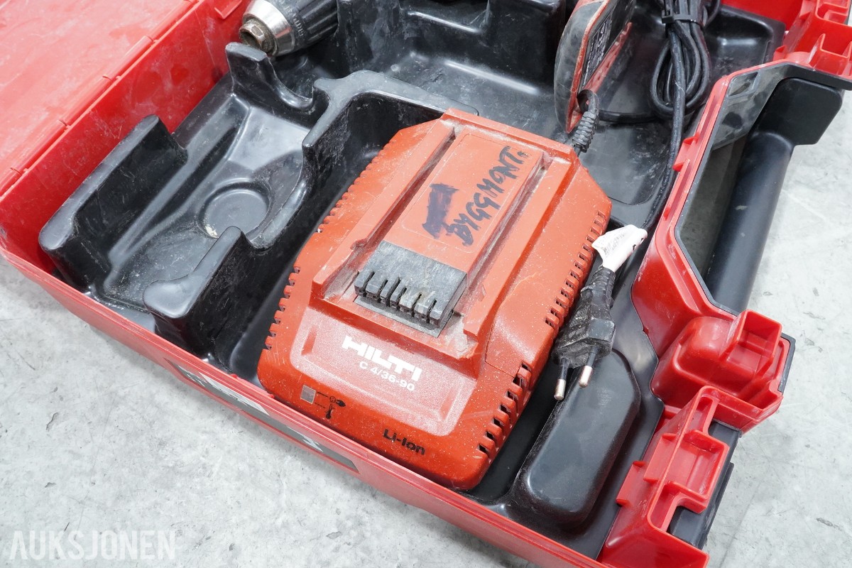 Hilti 22 V batteriverktøy og tilbehør - 7 enheter