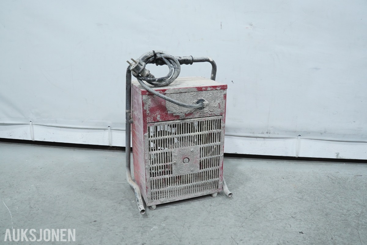 Master DH 752 avfukter med 7 elektriske byggvarmere