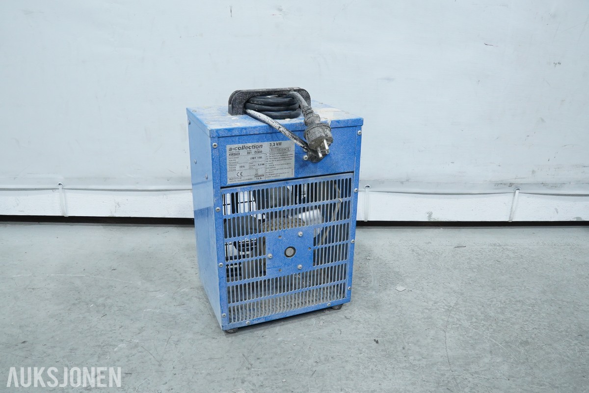 Master DH 752 avfukter med 7 elektriske byggvarmere
