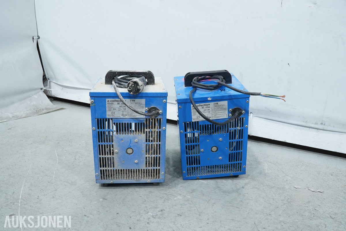 Master DH 752 avfukter med 7 elektriske byggvarmere