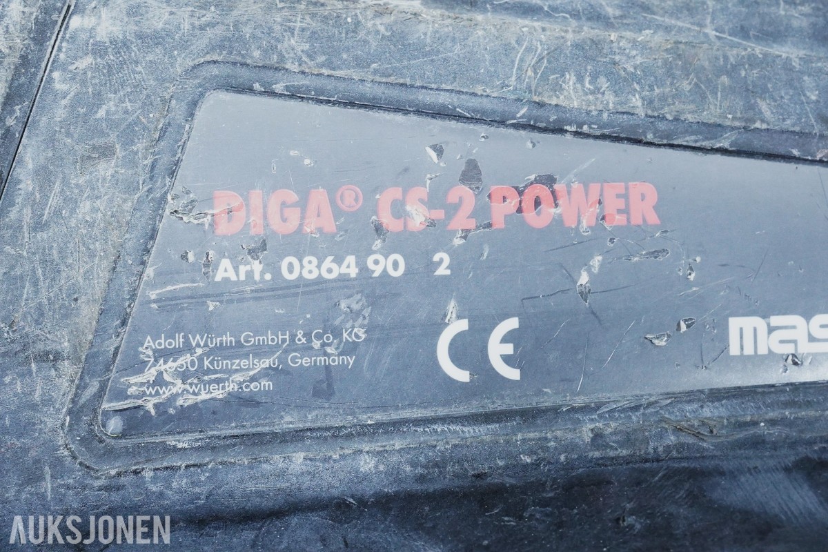 2 stk Würth DIGA CS-2 POWER gassdrevne boltepistoler