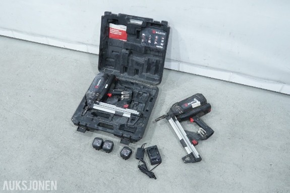 2 stk Würth DIGA CS-2 POWER gassdrevne boltepistoler