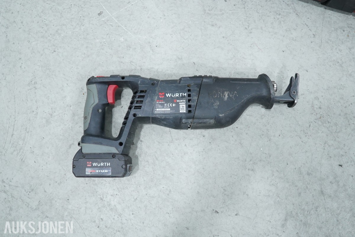 Verktøypakke med Bosch, Würth og Nilfisk elektroverktøy