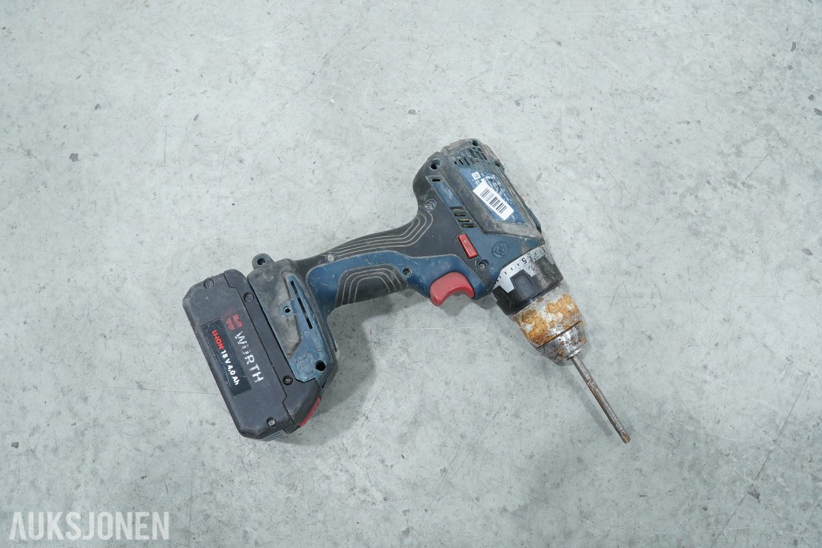 Verktøypakke med Bosch, Würth og Nilfisk elektroverktøy