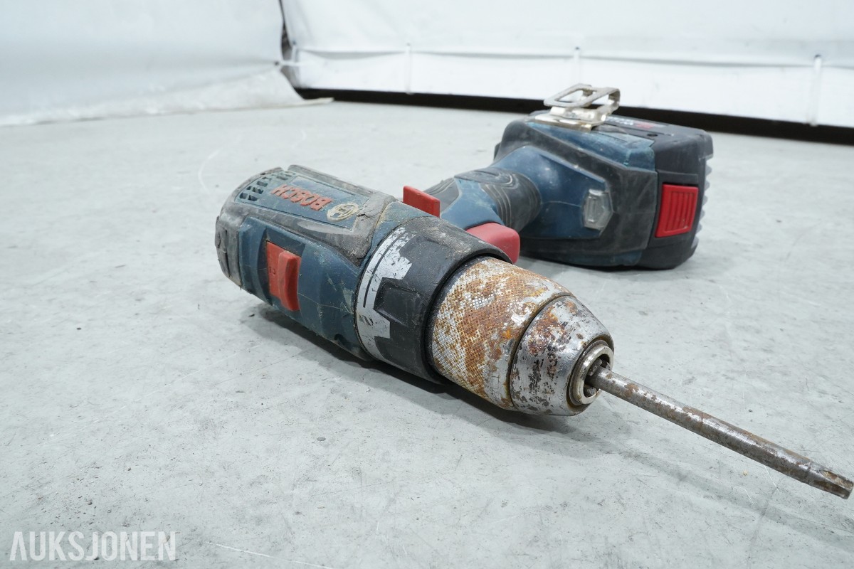 Verktøypakke med Bosch, Würth og Nilfisk elektroverktøy
