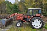 1977 Ursus C 360 traktor lesseapparat-snøskuffe og grus skuffe