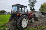 1977 Ursus C 360 traktor lesseapparat-snøskuffe og grus skuffe