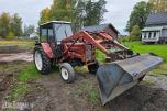 1977 Ursus C 360 traktor lesseapparat-snøskuffe og grus skuffe