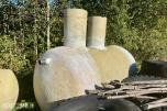 Septiktank – samletank i glassfiber med kapasitet på 12 m³