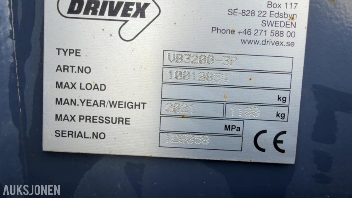 2021 V-plogskjær/snøplog - Drivex VB3200