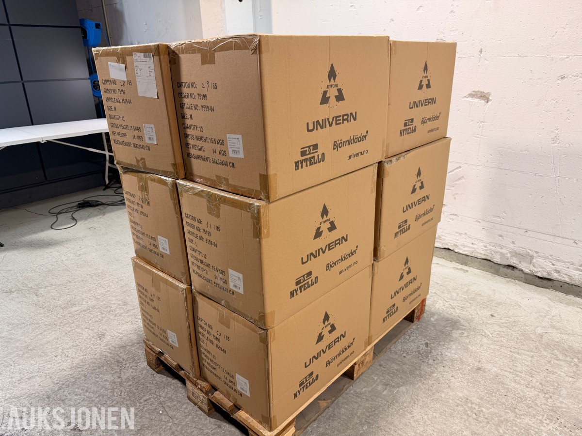 128 stk Univern ProTec skallbukser i størrelse M og L