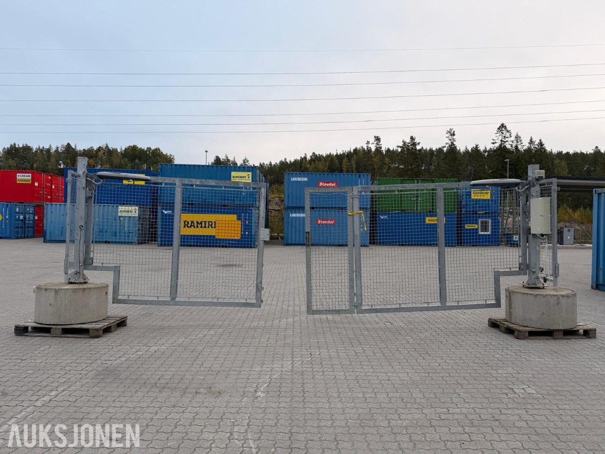GSS 2G slagport med adgangskontroll og betongfundament