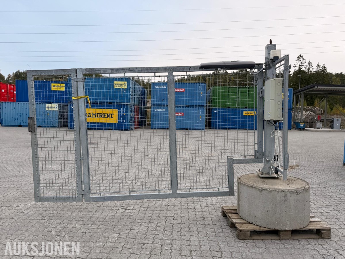 GSS 2G slagport med adgangskontroll og betongfundament