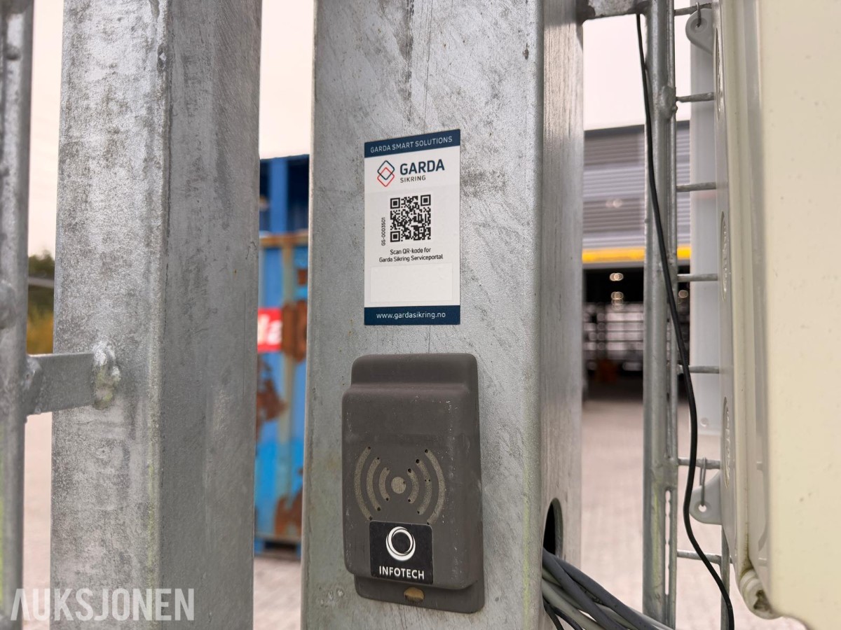 GSS 2G slagport med adgangskontroll og betongfundament