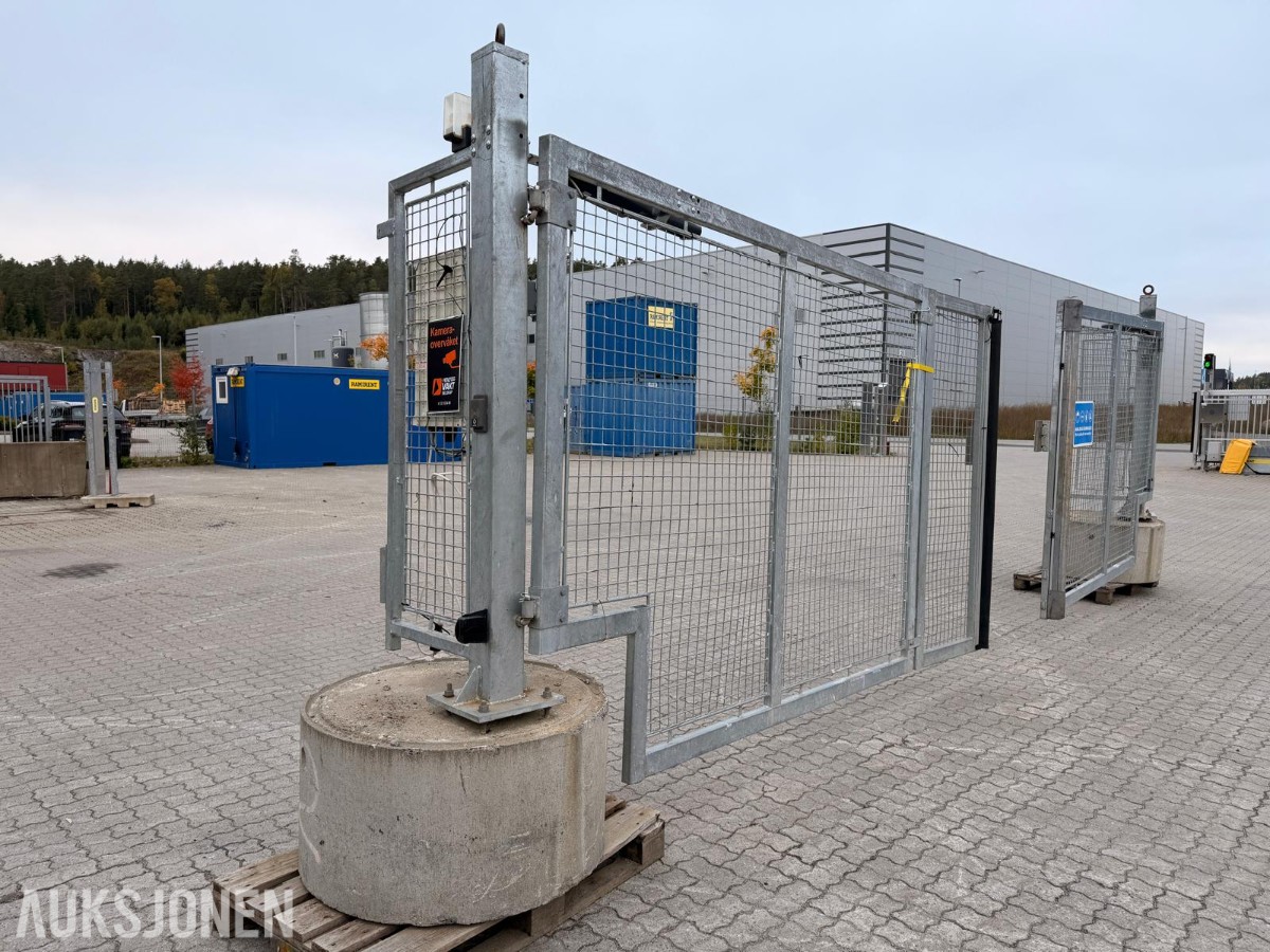 GSS 2G slagport med adgangskontroll og betongfundament
