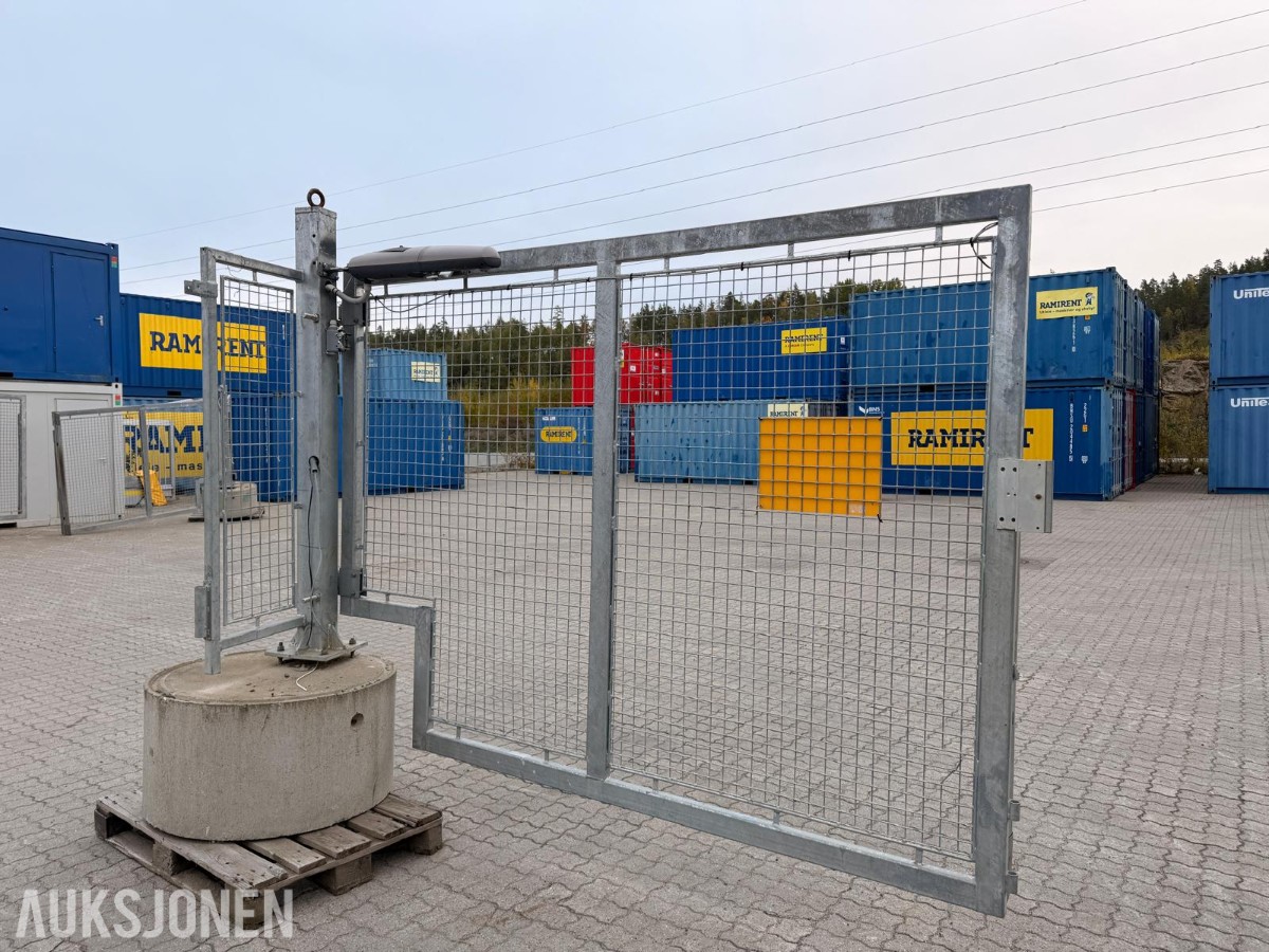 GSS 2G slagport med adgangskontroll og betongfundament