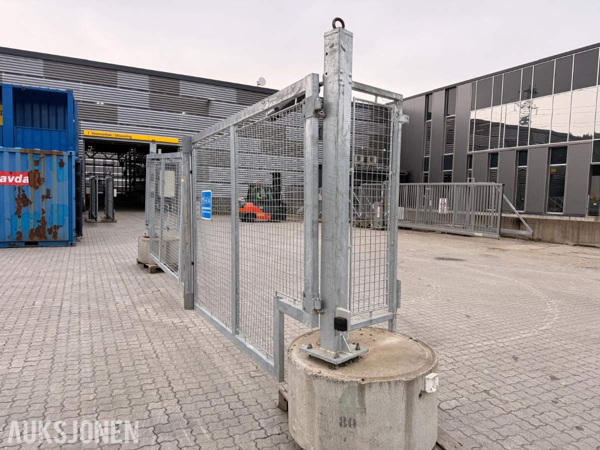 GSS 2G slagport med adgangskontroll og betongfundament