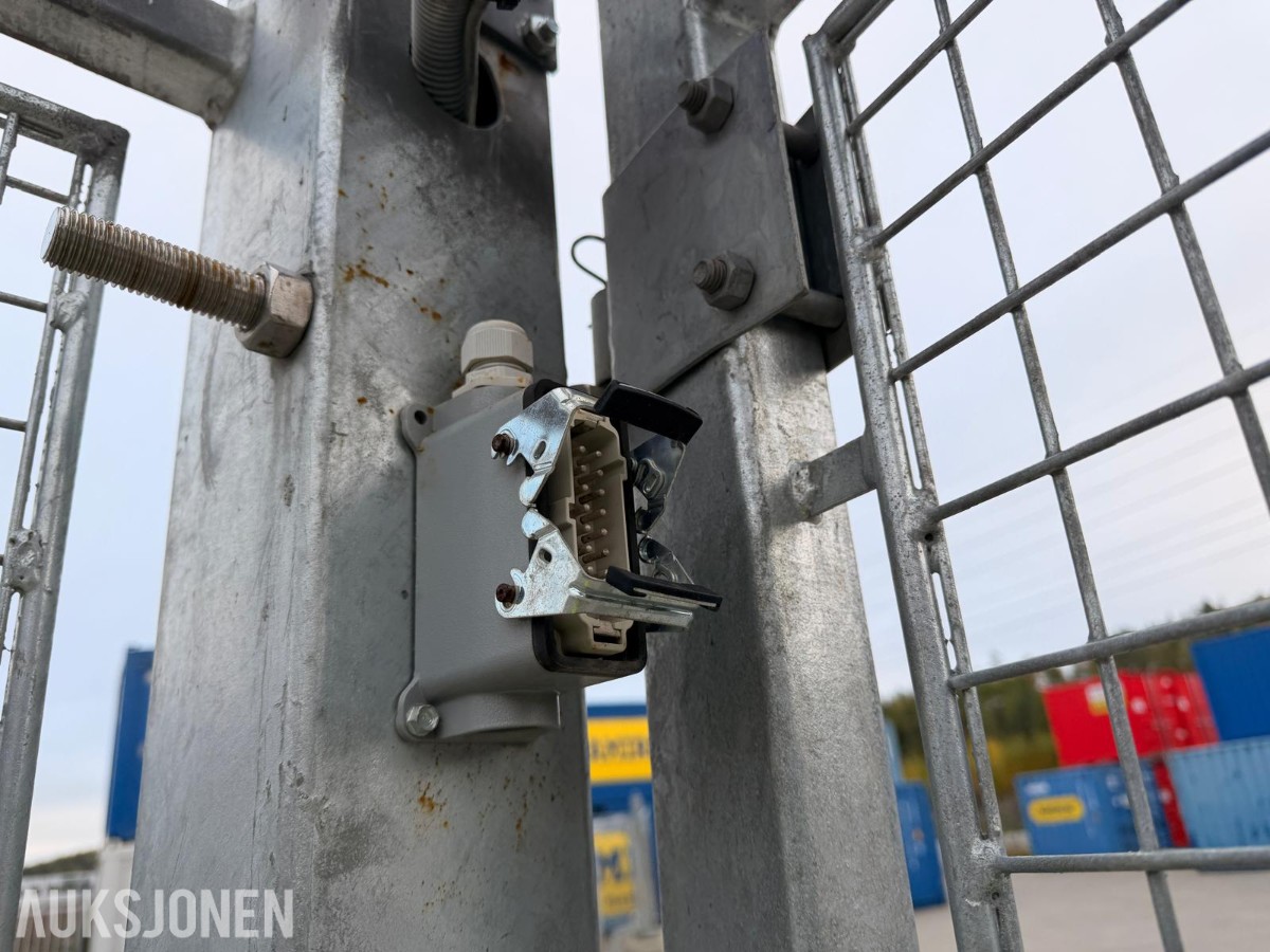 GSS 2G slagport med adgangskontroll og betongfundament