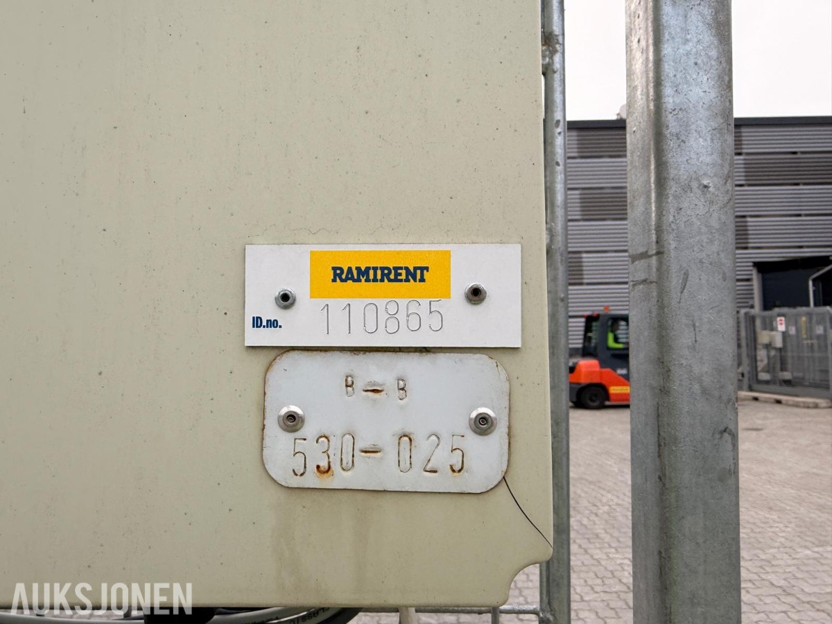 GSS 2G slagport med adgangskontroll og betongfundament