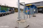 GSS 2G slagport med adgangskontroll og betongfundament