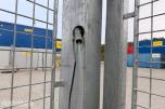 GSS 2G slagport med adgangskontroll og betongfundament