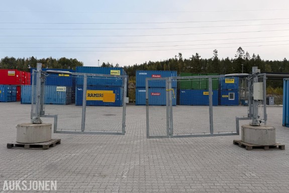 GSS 2G slagport med adgangskontroll og betongfundament