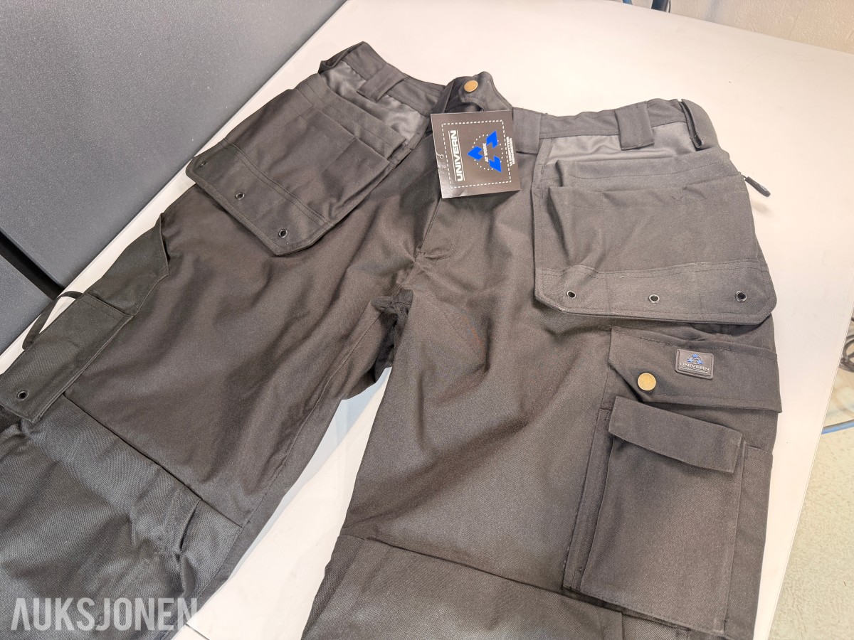 99 stk Univern ProTec skallbukser i størrelse XXL og 3XL