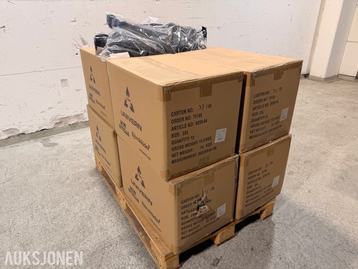 99 stk Univern ProTec skallbukser i størrelse XXL og 3XL
